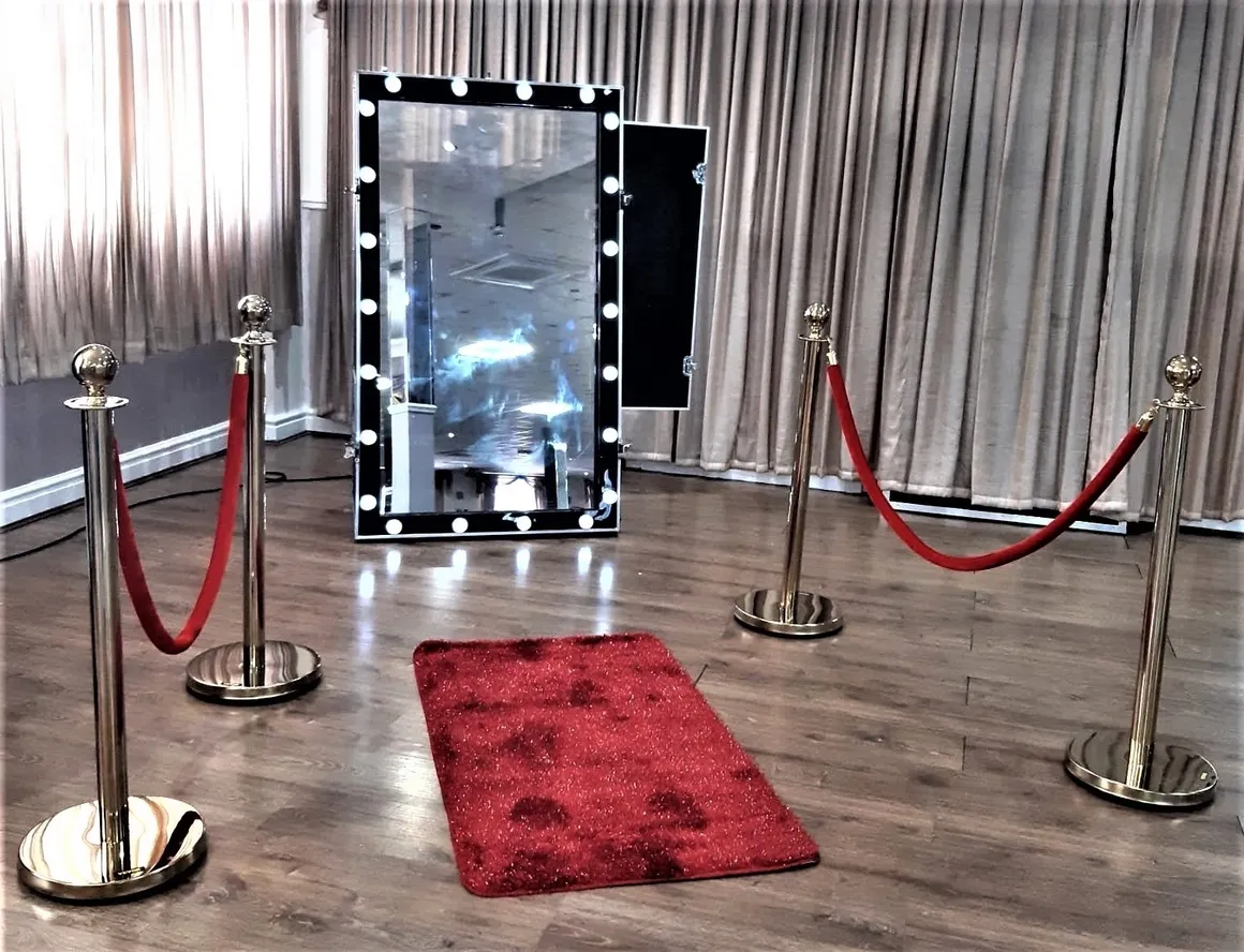 Photo booth setup
